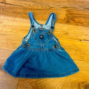 Jean overall dress